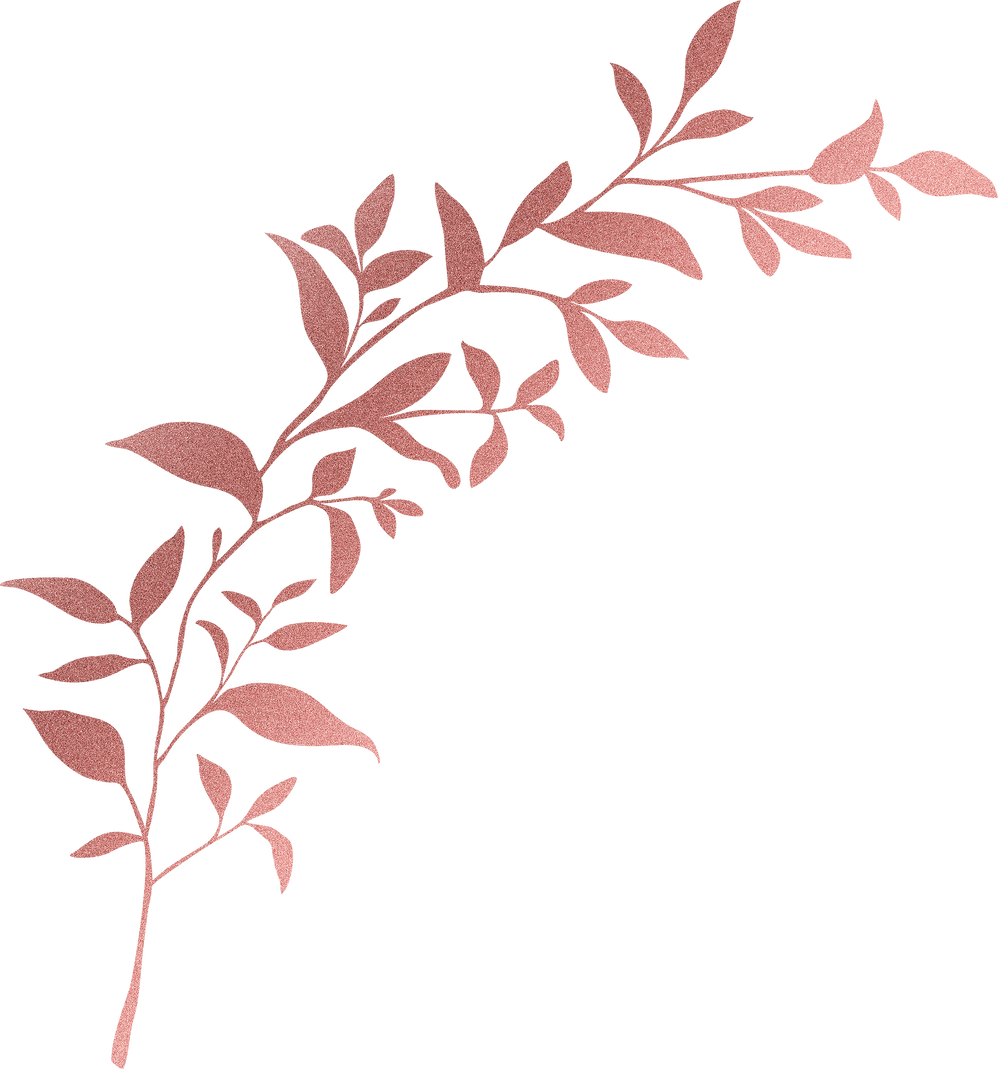 Rose Gold Branch Illustration